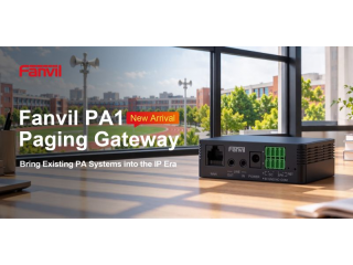 Fanvil PA1 — новый SIP-аудиошлюз для систем IP-оповещения и безопасности