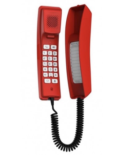 Fanvil H2U Red - IP-телефон для гостиниц, 1 SIP линия, PoE