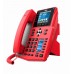Fanvil X5U-R - Красный IP-телефон, 6 линий SIP, HD Audio, PoE, 2 порта 10/100, USB